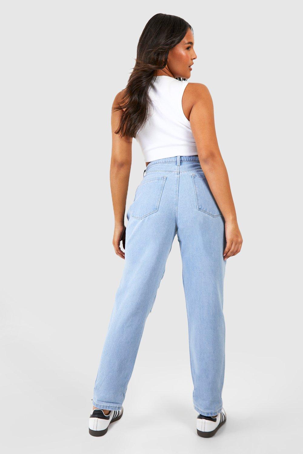 Fashion ripped mom jeans nz